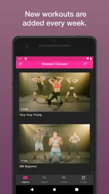 Naughty Girl Fitness android App screenshot 9