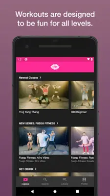 Naughty Girl Fitness android App screenshot 10